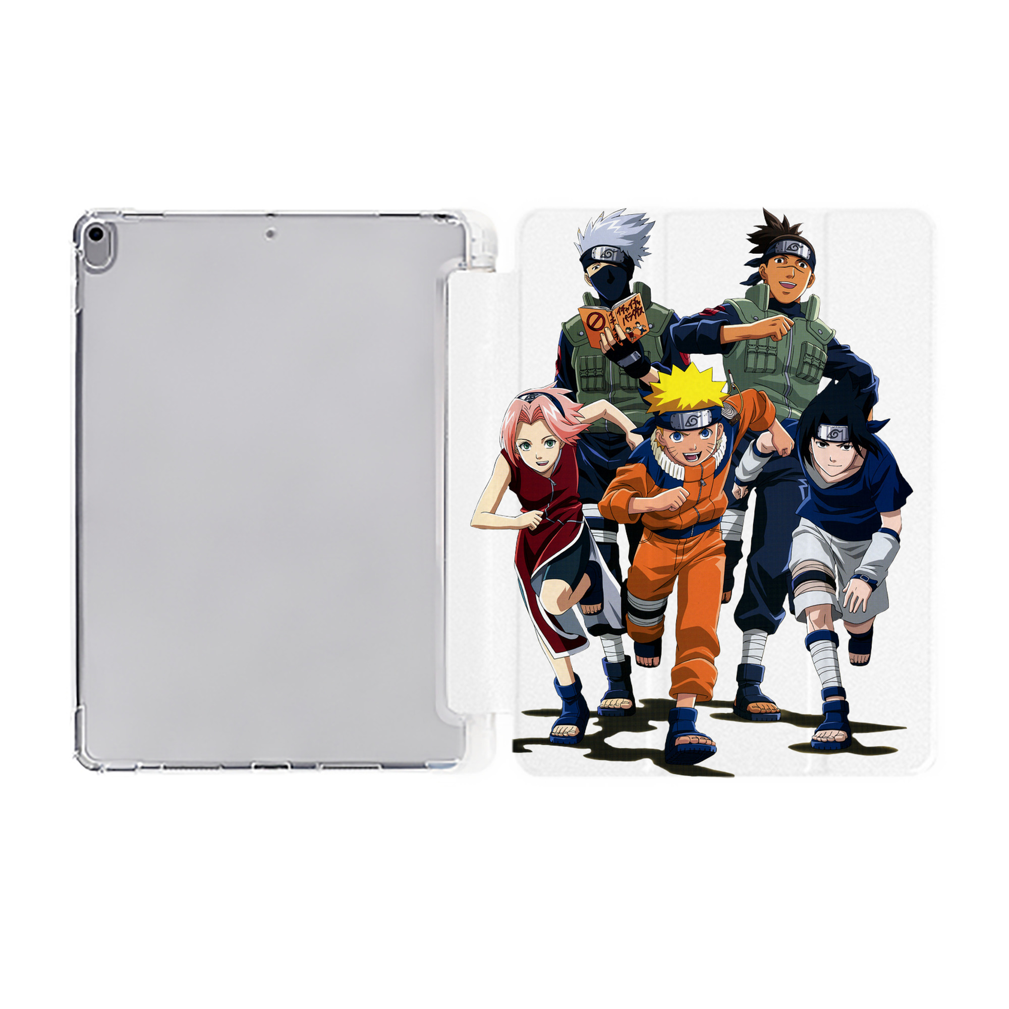 （画像用） NARUTO -ナルト- うずまき ナルト Uzumaki Naruto IPad ケース ペン収納付き 三つ折りスタンド PUレザー×シリコン 対応機種9.5/10.5/10.9インチ